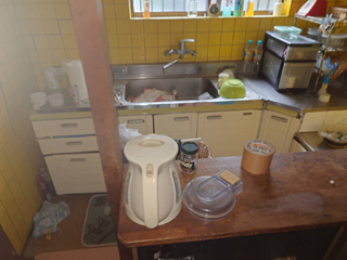 1軒目キッチンシンクのビフォア