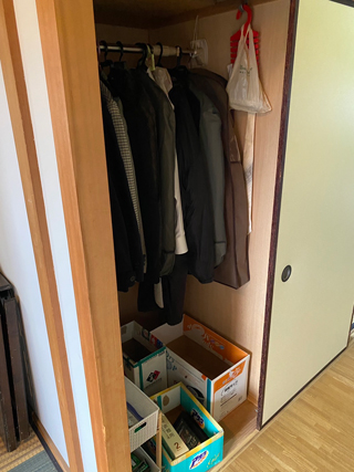 廊下収納のビフォア