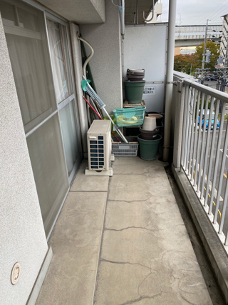 ベランダのビフォア