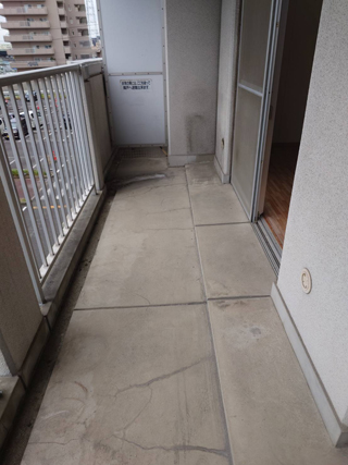 ベランダのアフター