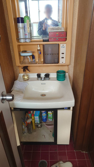 洗面２のビフォア