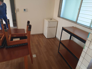 アパートキッチン3のビフォア