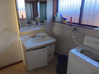 洗面のビフォア