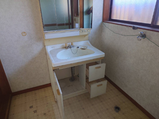 洗面のアフター