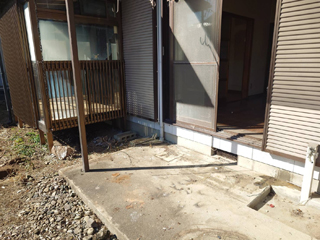 家の外周のアフター