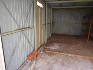 倉庫左手のアフター