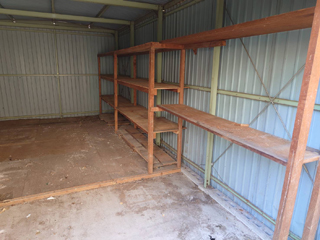 倉庫右手のアフター