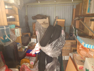 倉庫奥のビフォア