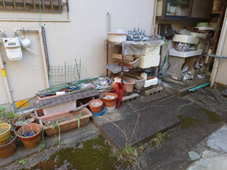 家の外周のビフォア