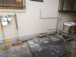 家の外周のアフター