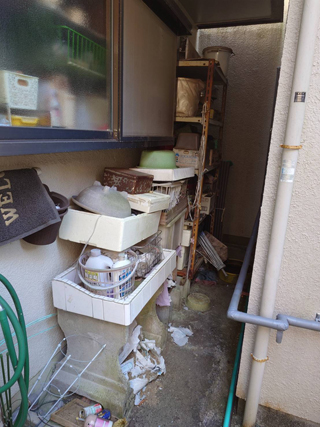 家の外周のビフォア