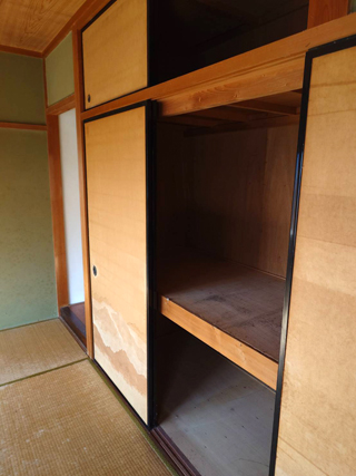 部屋２押し入れのアフター