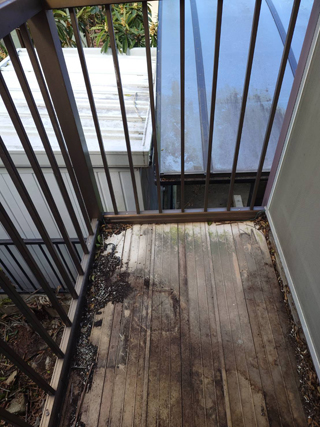 車庫上離れ入口外のアフター