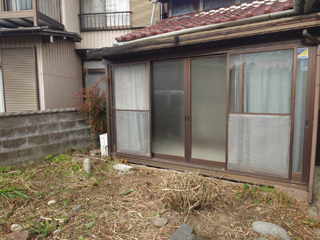 庭左手のアフター