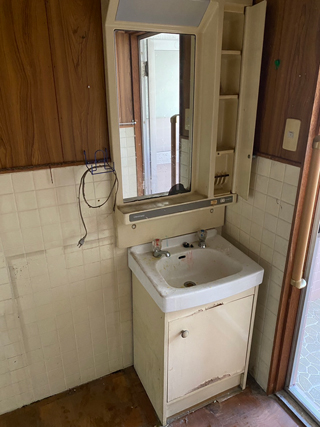 洗面台のアフター