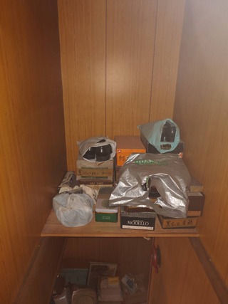 階段上収納のビフォア