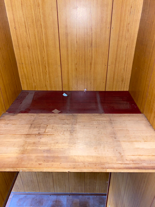 階段上収納のアフター