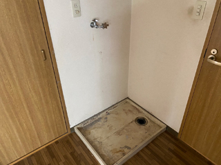 洗濯機置き場のアフター