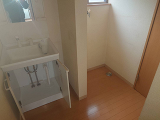 洗面のアフター