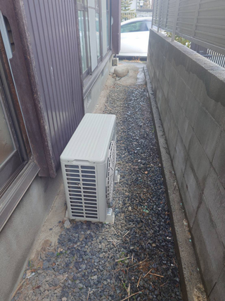 家の外周のビフォア