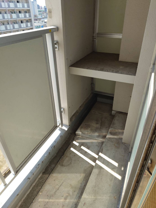 ベランダのアフター