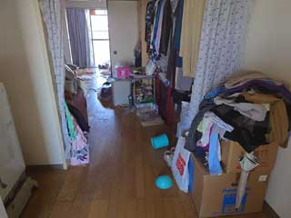 キッチン廊下のビフォア