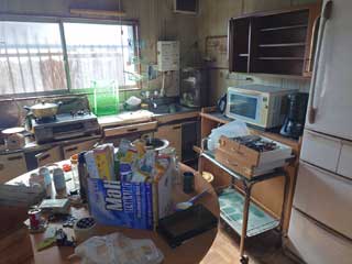 母屋キッチンのビフォア