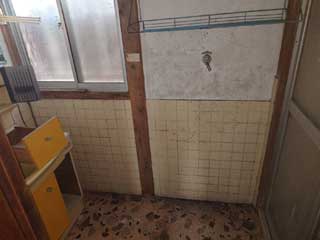 母屋洗濯機置き場のアフター