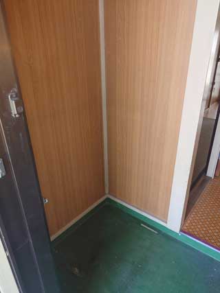 玄関のアフター