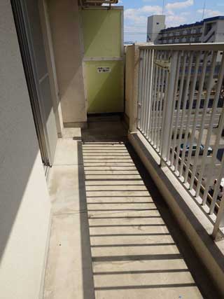 ベランダのアフター