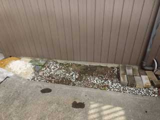 車庫横のアフター