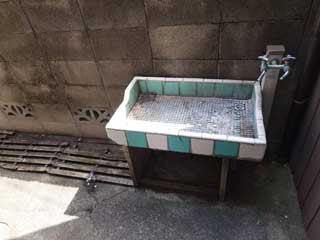 車庫裏のアフター