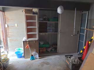 車庫のビフォア