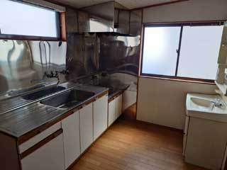 ２階キッチンのアフター