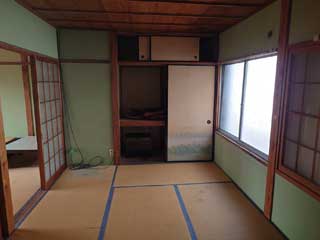 部屋５押し入れのアフター