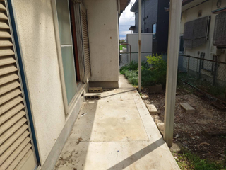 軒下のビフォアアフター