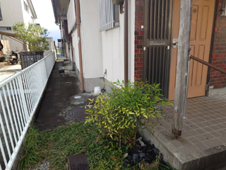 家の外周のビフォアアフター