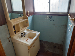 洗面のビフォアアフター