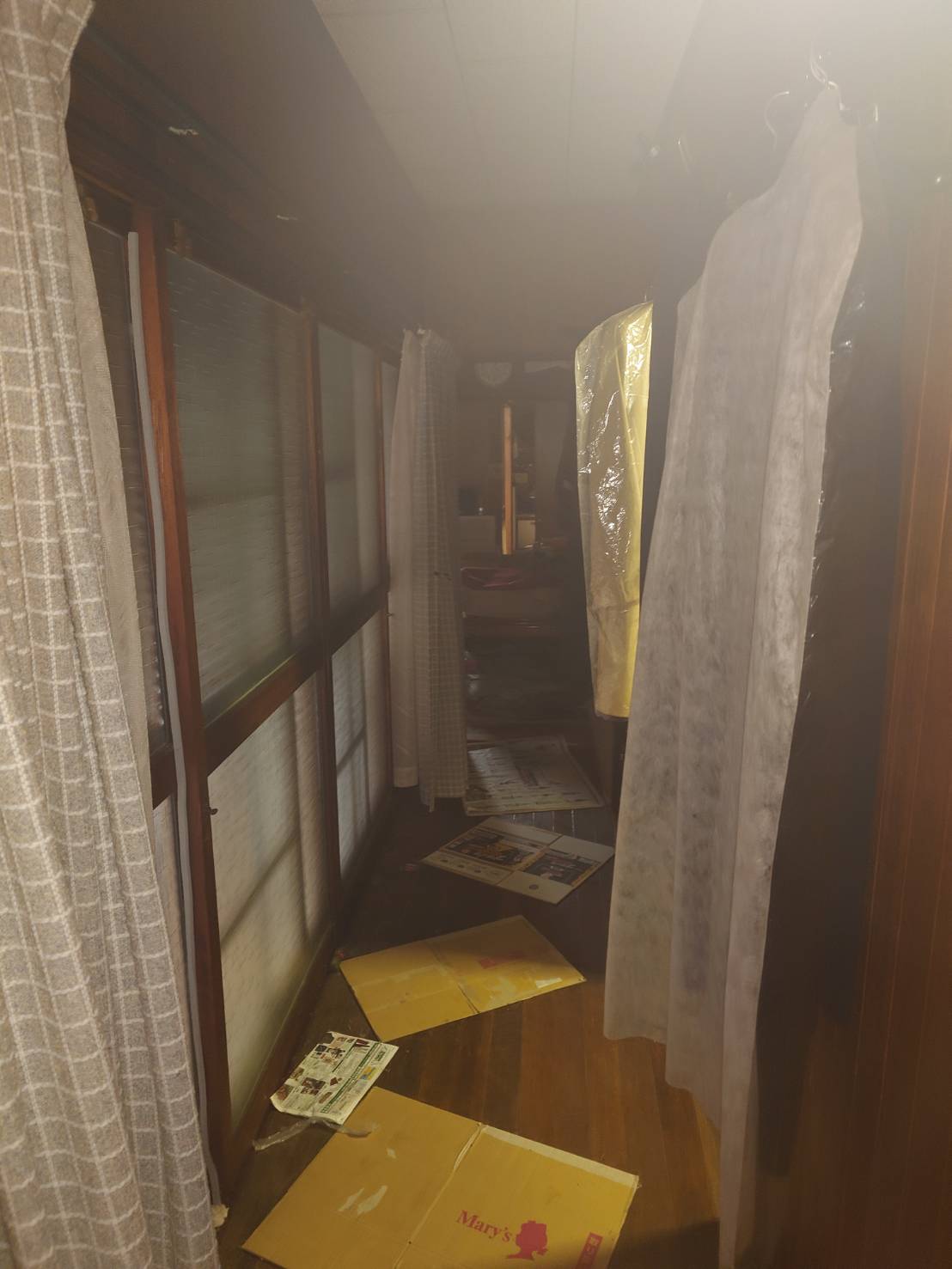 廊下のビフォアアフター