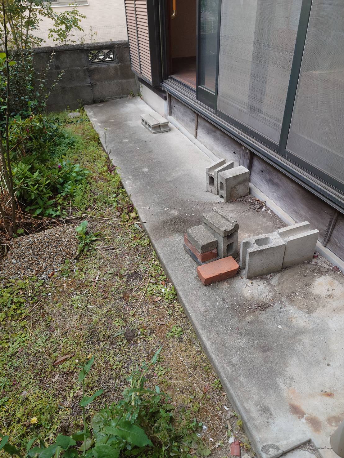 庭のビフォアアフター