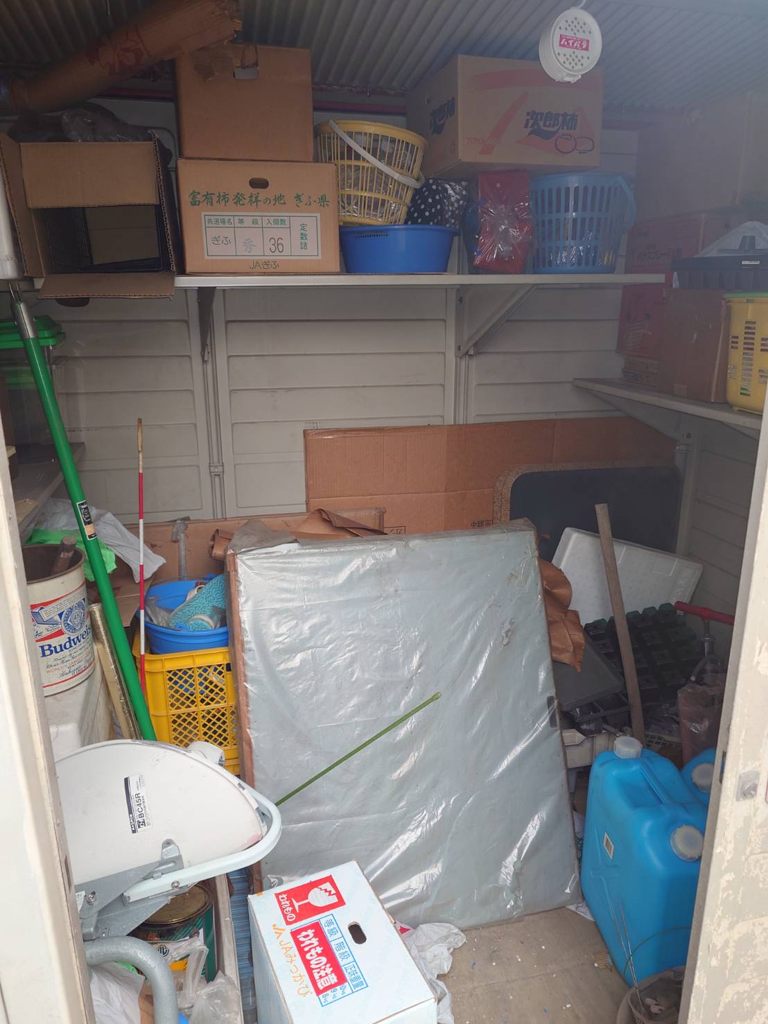 倉庫のビフォアアフター