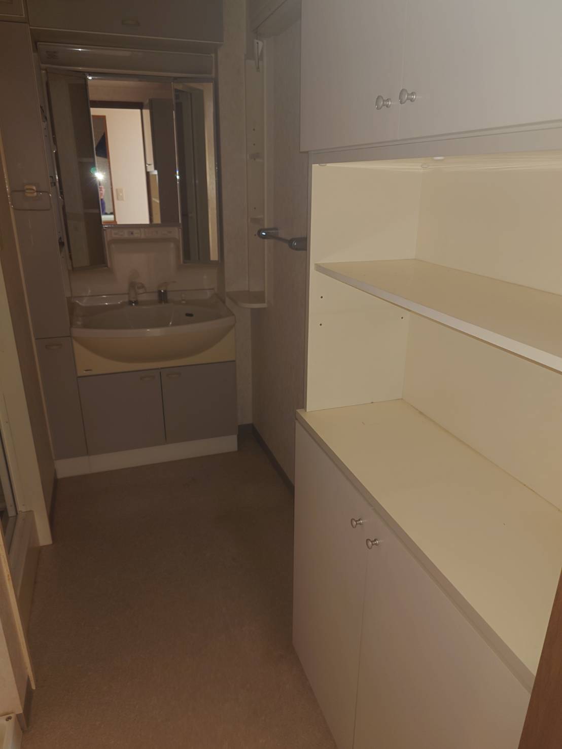 洗面のビフォアアフター