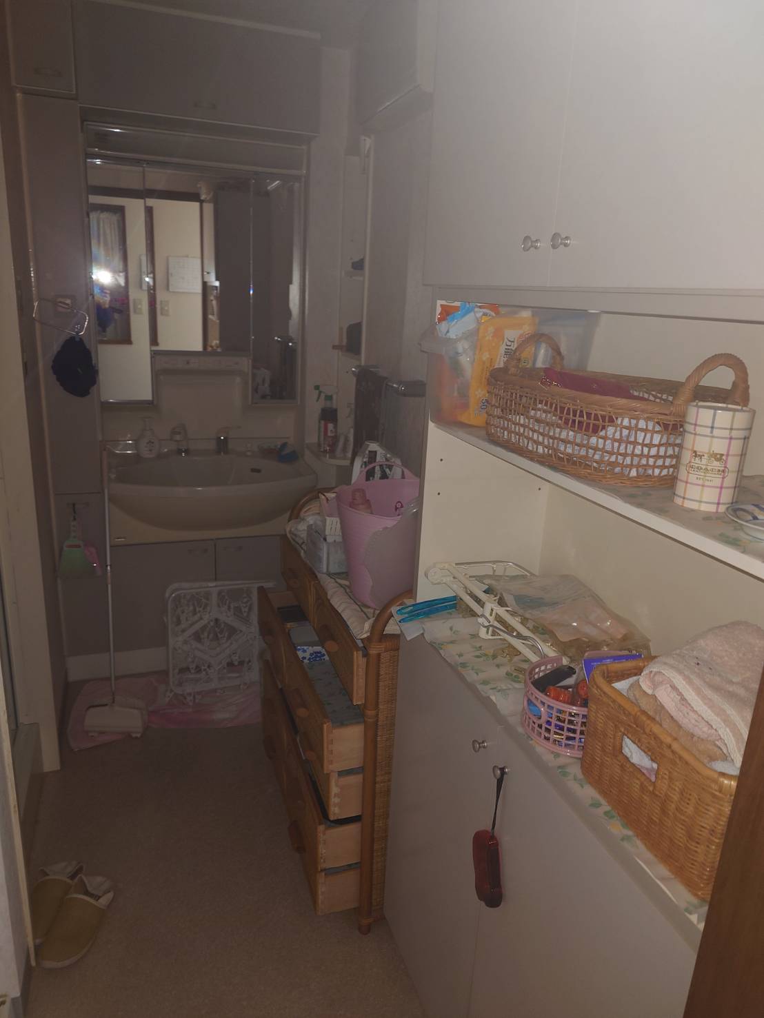 洗面のビフォアアフター