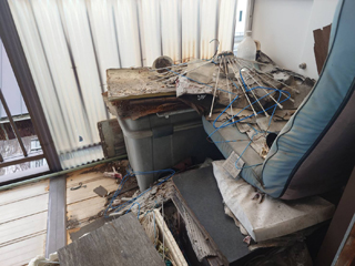 ベランダのビフォアアフター