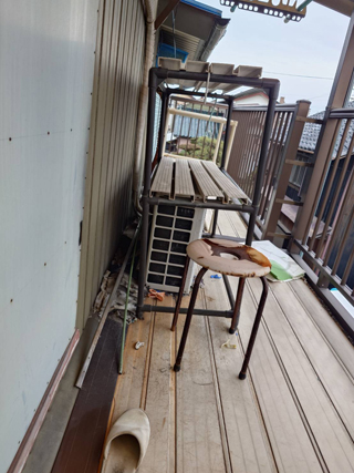 ベランダのビフォアアフター