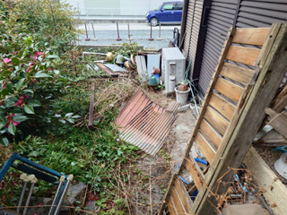 庭のビフォアアフター