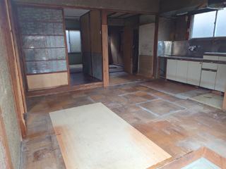 玄関から台所のビフォアアフター