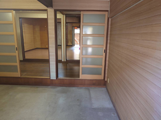 玄関土間のビフォアアフター