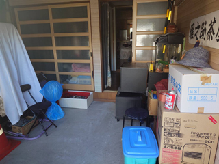 玄関土間のビフォアアフター