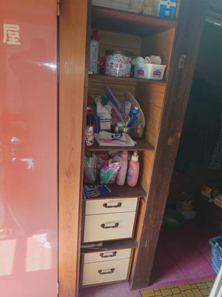 洗面収納のビフォアアフター